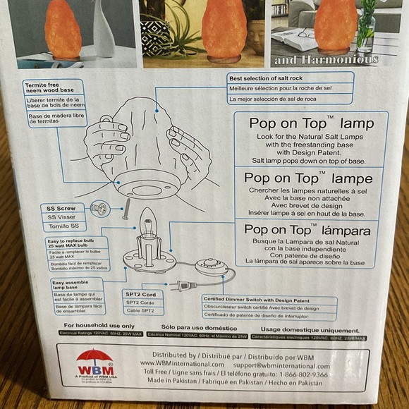 Natural Salt Lamp Himalayan Glow - Picture 6 of 6